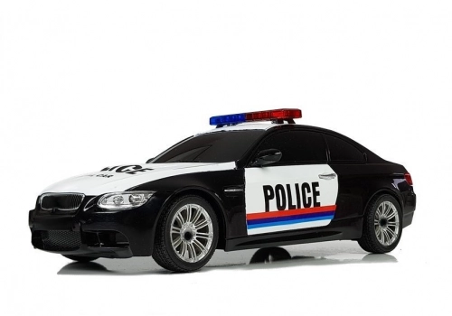 Mašīna ar pulti Police 1:18 White