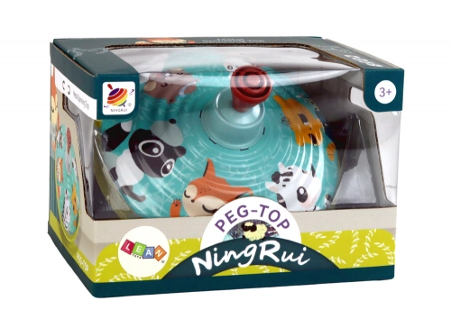 Metal Spinning Top Animals Toy Traditional