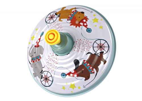 Metal Spinning Top Circus Traditional Toy