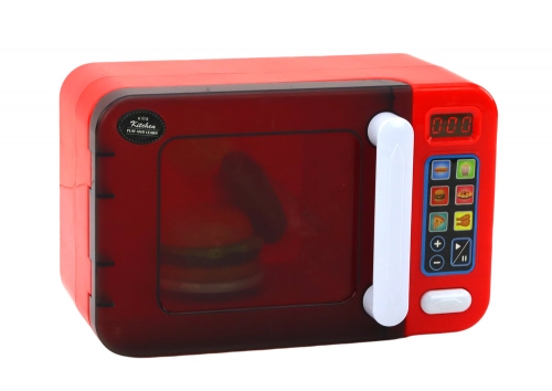 Microwave Oven Toy Microwave Red Accessories