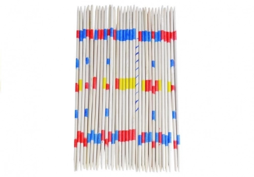 Mikado Wooden Pick-Up Sticks Game Play With Friends