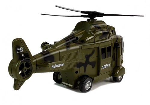 Military Rescue Helicopter 1:16 Hook Sound Light