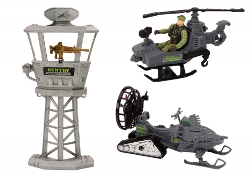 Military Set Military Combat Vehicle Helicopter Soldiers Accessories Sounds