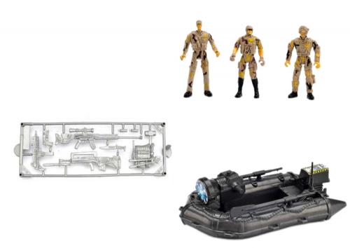 Military Set Military Tank Jet Soldiers Sound Lights