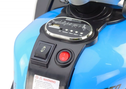Детский электромотоцикл HT-5188 Blue