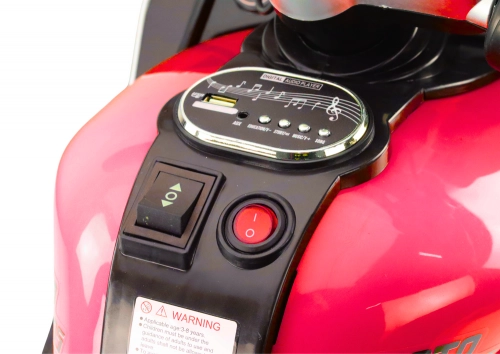 Детский электромотоцикл HT-5188 Red