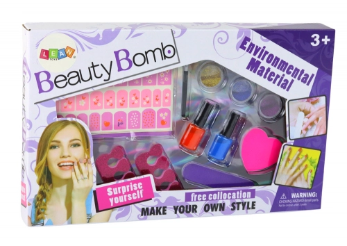 Nail Painting Set Beauty Bomb XXL Stickers