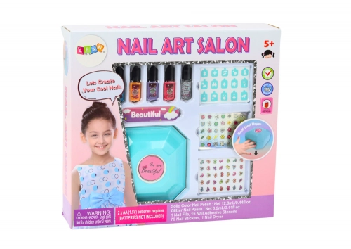 Nail Styling Set Manicure Varnishes Stickers Dryer