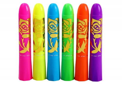 Neon Face Painting Set 6 pcs