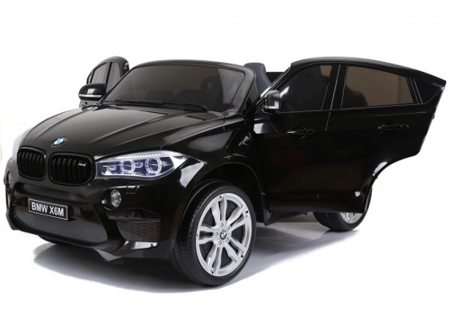 Двухместный детский электромобиль BMW X6M Black