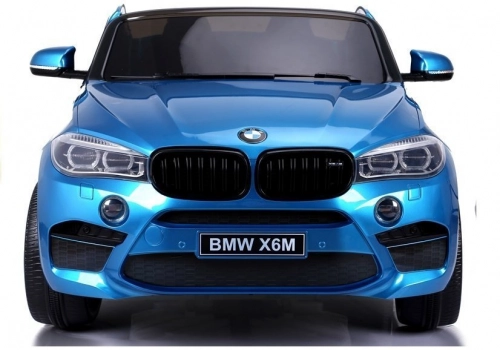 Divvietīgs bērnu elektromobilis NEW BMW X6M Blue Painting