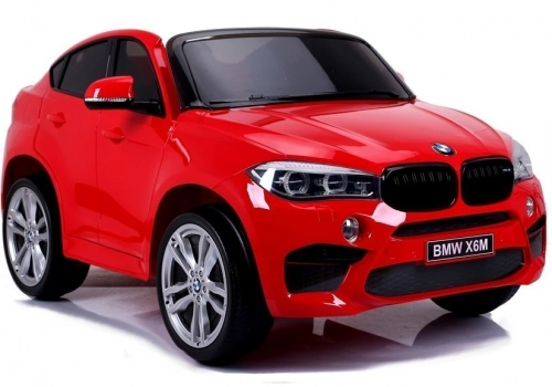 Divvietīgs bērnu elektromobilis BMW X6M Red