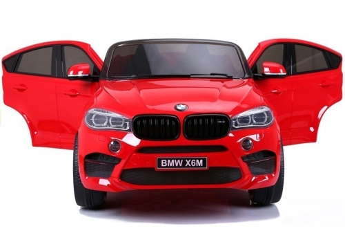 Divvietīgs bērnu elektromobilis BMW X6M Red