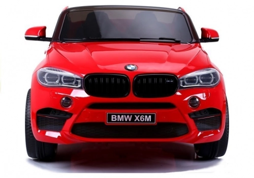 Divvietīgs bērnu elektromobilis BMW X6M Red