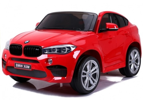 Divvietīgs bērnu elektromobilis BMW X6M Red