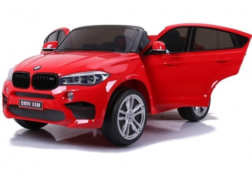 Divvietīgs bērnu elektromobilis BMW X6M Red