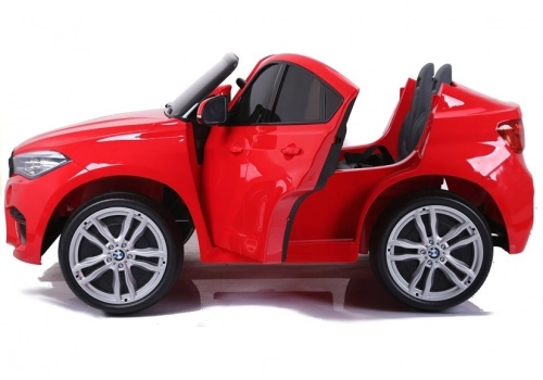 Divvietīgs bērnu elektromobilis BMW X6M Red