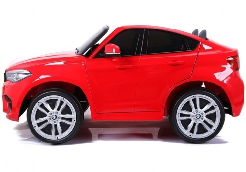 Divvietīgs bērnu elektromobilis BMW X6M Red
