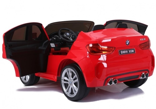 Divvietīgs bērnu elektromobilis BMW X6M Red