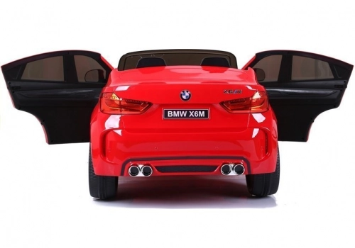 Divvietīgs bērnu elektromobilis BMW X6M Red