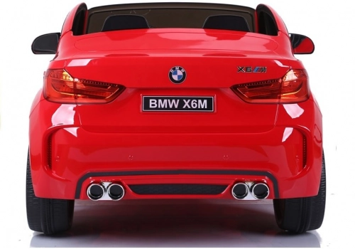 Divvietīgs bērnu elektromobilis BMW X6M Red