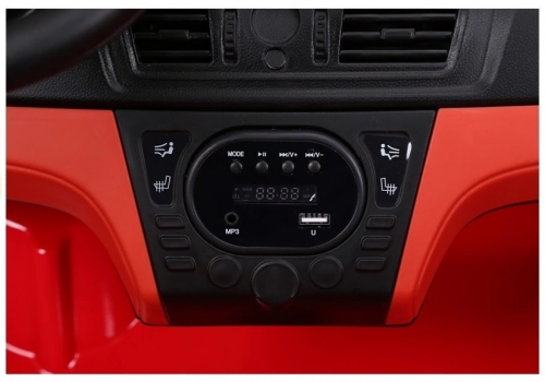 Divvietīgs bērnu elektromobilis BMW X6M Red