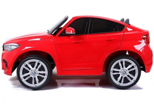 Divvietīgs bērnu elektromobilis BMW X6M Red