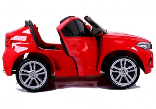 Divvietīgs bērnu elektromobilis BMW X6M Red