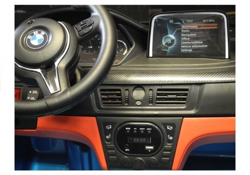 Divvietīgs bērnu elektromobilis BMW X6M Red Painting