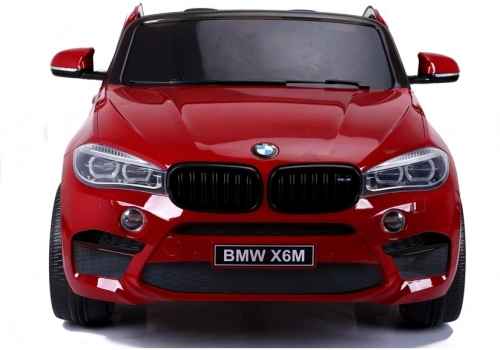 Divvietīgs bērnu elektromobilis BMW X6M Red Painting