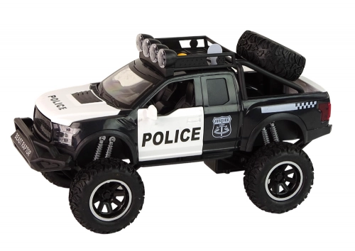 Offroad Vehicle Raptor Police Opening Door Sound Light