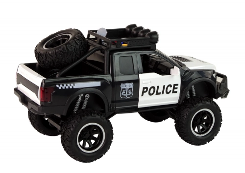 Offroad Vehicle Raptor Police Opening Door Sound Light