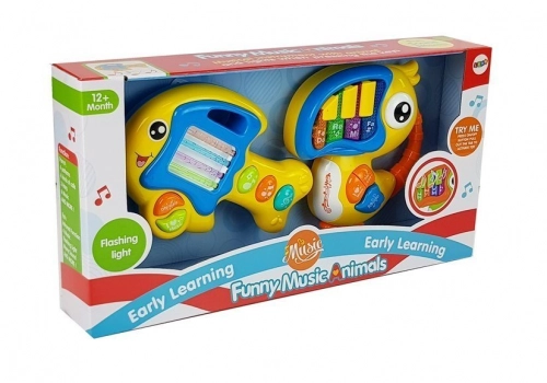 Piano and Guitar Battery Operated Parrot Fish
