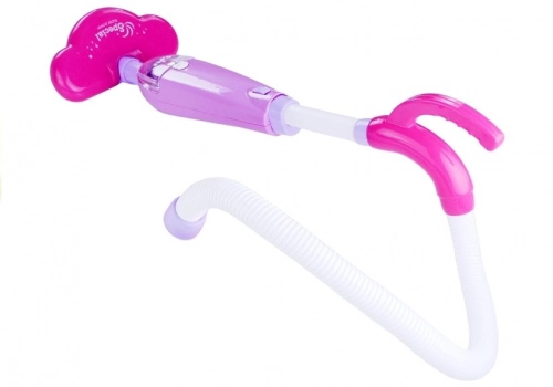 Pink Realistic Vacuum Cleaner 2 Nozzles