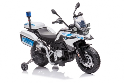 Детский электромотоцикл Police JT5002B White