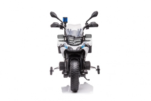 Детский электромотоцикл Police JT5002B White