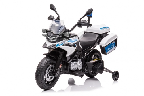 Детский электромотоцикл Police JT5002B White