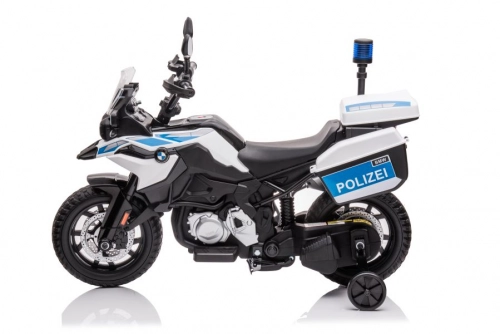 Детский электромотоцикл Police JT5002B White