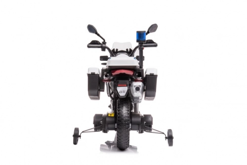 Детский электромотоцикл Police JT5002B White
