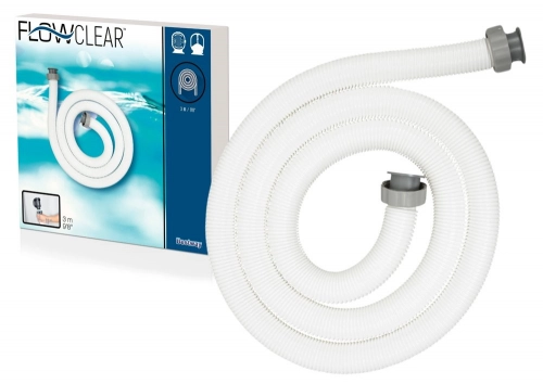 Pool Filter Pump Hose Diameter 38 mm Lenght 3 m - BESTWAY 58368