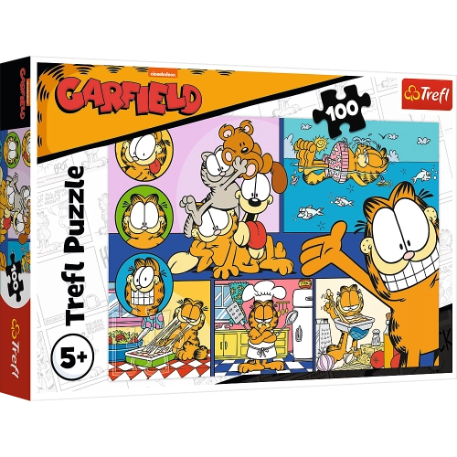 Puzzle - 100 - Lazy Garfield Trefl 16521