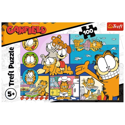 Puzzle - 100 - Lazy Garfield Trefl 16521