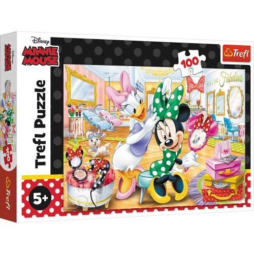 Puzzle - 100 - Minnie in the beauty salon - Disney Minnie 16387
