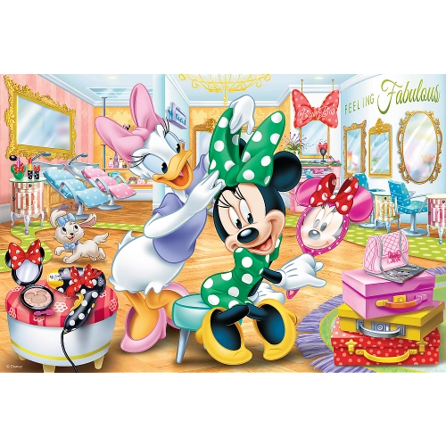 Puzzle - 100 - Minnie in the beauty salon - Disney Minnie 16387