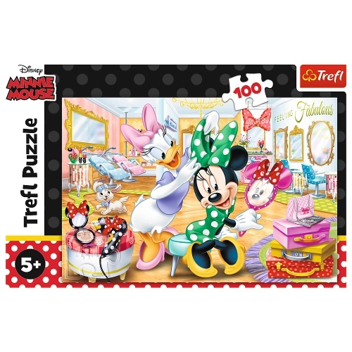 Puzzle - 100 - Minnie in the beauty salon - Disney Minnie 16387