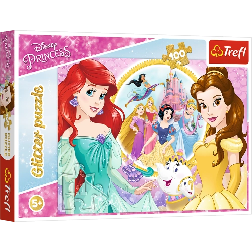 Puzzle - 100 Glitter - Memories of Bella and Ariel Trefl 14819