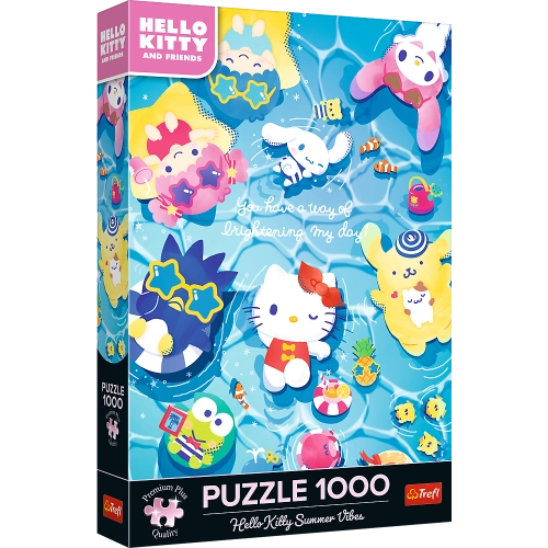 Puzzle - 1000 Premium Plus - Hello Kitty Summer Relaxation Trefl 12067