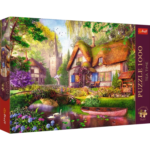 Puzzle - 1000 Premium Plus - Tea Time: A cottage in the forest Trefl 10804