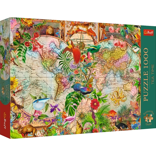 Puzzle - 1000 Premium Plus - Tea Time: Ancient World Map Trefl 12077