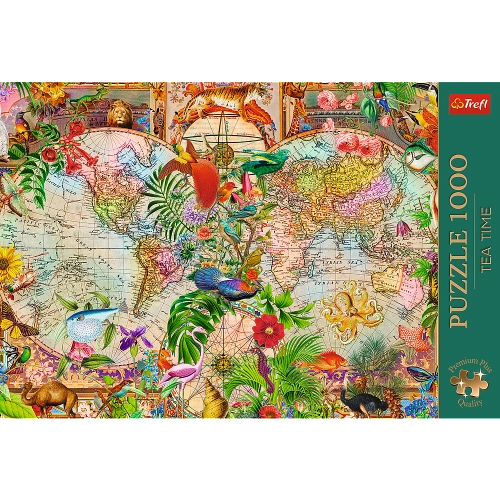 Puzzle - 1000 Premium Plus - Tea Time: Ancient World Map Trefl 12077